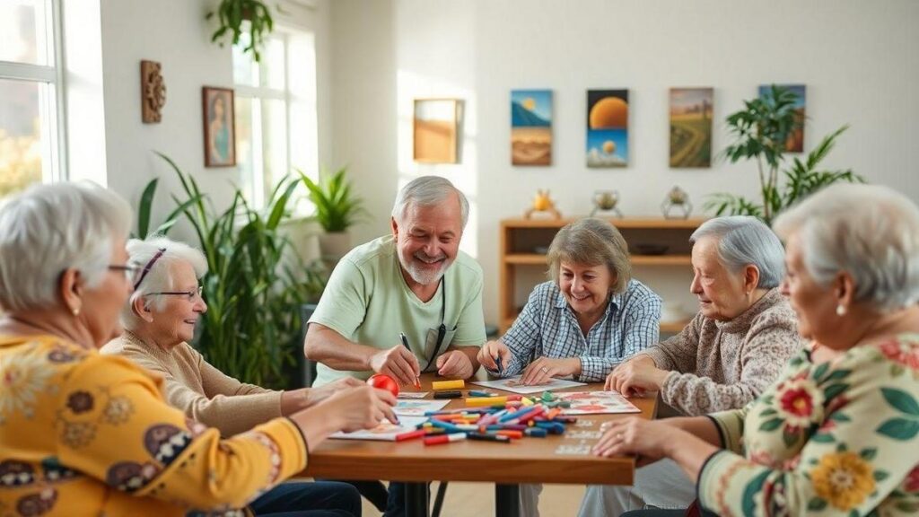 cuidador-de-idosos-com-atividades-divertidas